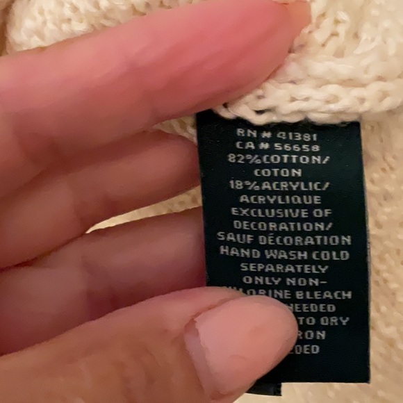 Gorgeous Fringed/Southwest Oversized Sweater by Ralph Lauren - Picture 9 of 13